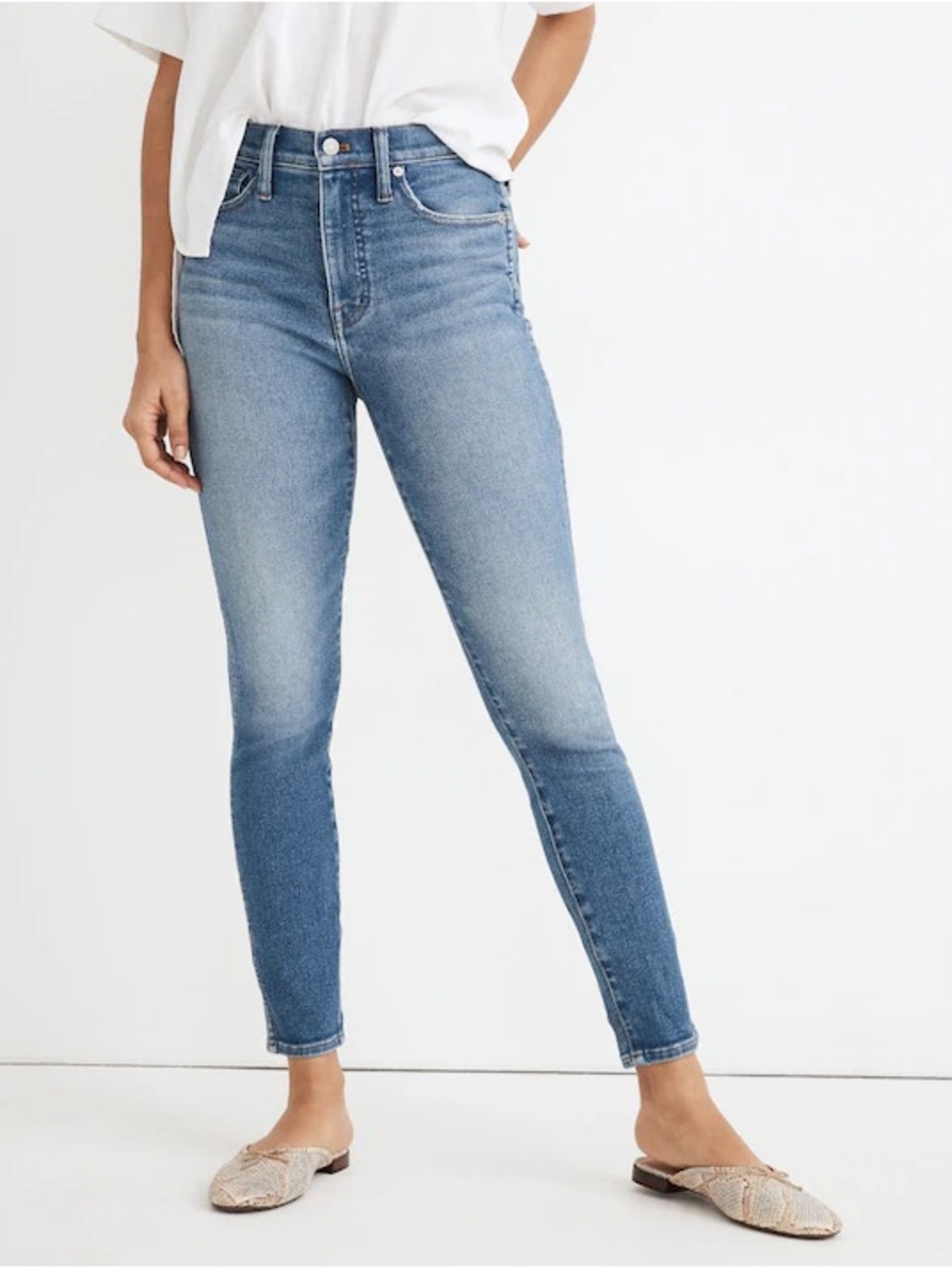 Madewell 10” Highrise Skinny Crop Jeans